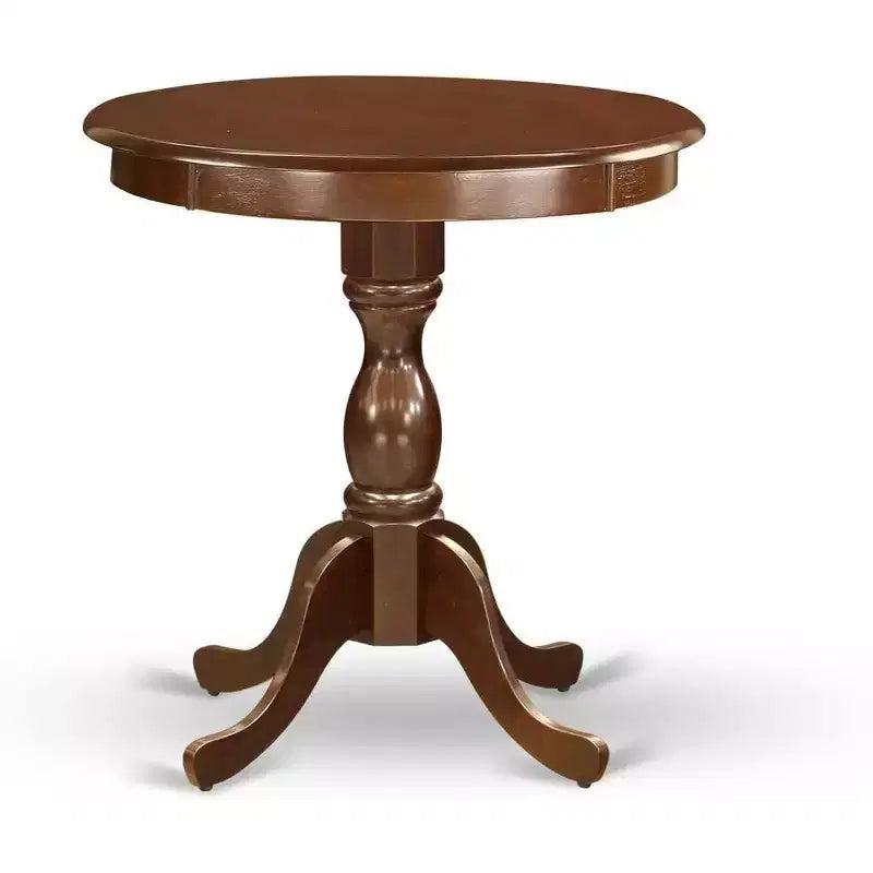 Mahogany / Oak Round Pedestal Dining Table, Seats 2 – Small
