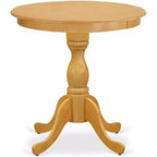 Mahogany / Oak Round Pedestal Dining Table, Seats 2 – Small