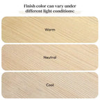 Textured Natural / Pecan / White Twin over Full Low Bunk Bed, Engineered Wood, Sleeps 2