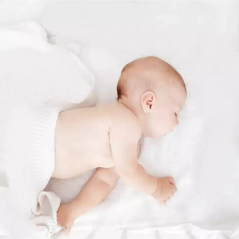 Dual-Sided Pack & Play Mattress, White, 2-Stage, For 1 Child