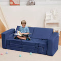 22Pcs Modular Play Couch Sofa for Kids, Convertible Sectional Foam Cushion Couch, Imaginative Furniture Play Set, for Boys and Girls