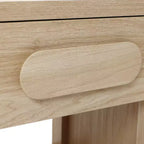 Brown Nightstand with Drawer & Open Shelf, 1-Piece
