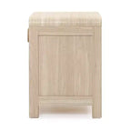 Brown Nightstand with Drawer & Open Shelf, 1-Piece