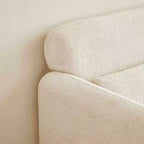 Velvet Loveseat Sofa with Lumbar Pillow, 2-Seat, Beige / Dark Gray / Green / Orange