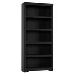 5/6-Tier Adjustable Bookshelf,Farmhouse Tall Bookcase, Freestanding Storage Organizer w/ Anti-Tip Kit for Home Office,Living Room,Study