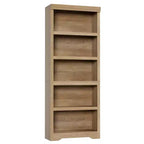5/6-Tier Adjustable Bookshelf,Farmhouse Tall Bookcase, Freestanding Storage Organizer w/ Anti-Tip Kit for Home Office,Living Room,Study