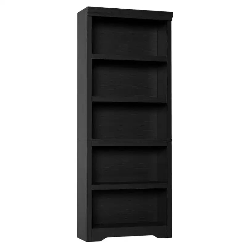 5/6-Tier Adjustable Bookshelf,Farmhouse Tall Bookcase, Freestanding Storage Organizer w/ Anti-Tip Kit for Home Office,Living Room,Study