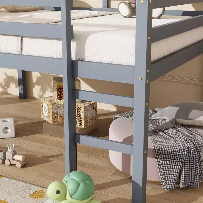 Black Metal Platform Bed Frame, Full Size, 1-Person, with Under-Bed Storage