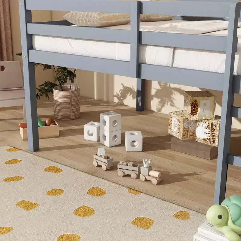 Black Metal Platform Bed Frame, Full Size, 1-Person, with Under-Bed Storage