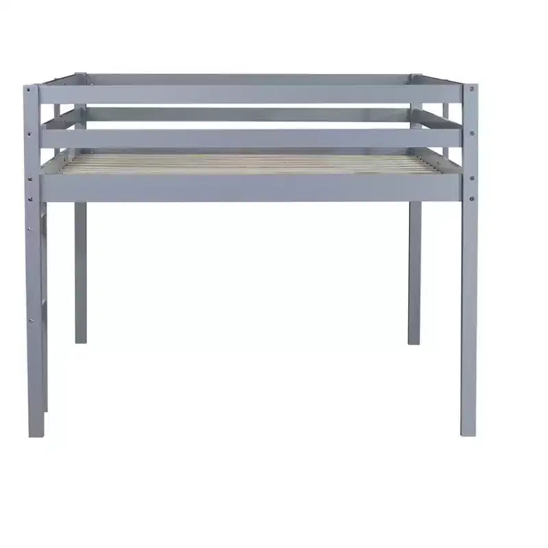 Black Metal Platform Bed Frame, Full Size, 1-Person, with Under-Bed Storage