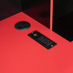 Black+Blue / Black+Red Gaming Daybed with Desk & Storage – Full/Queen, 1-Person
