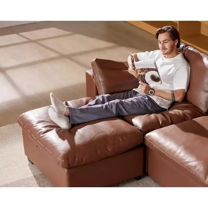 Beige / Black / Brown / Dark Gray Modular Sectional Sofa – L-Shape / U-Shape / Sleeper, Seats 4–6
