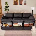 Beige / Black / Brown / Dark Gray Modular Sectional Sofa – L-Shape / U-Shape / Sleeper, Seats 4–6