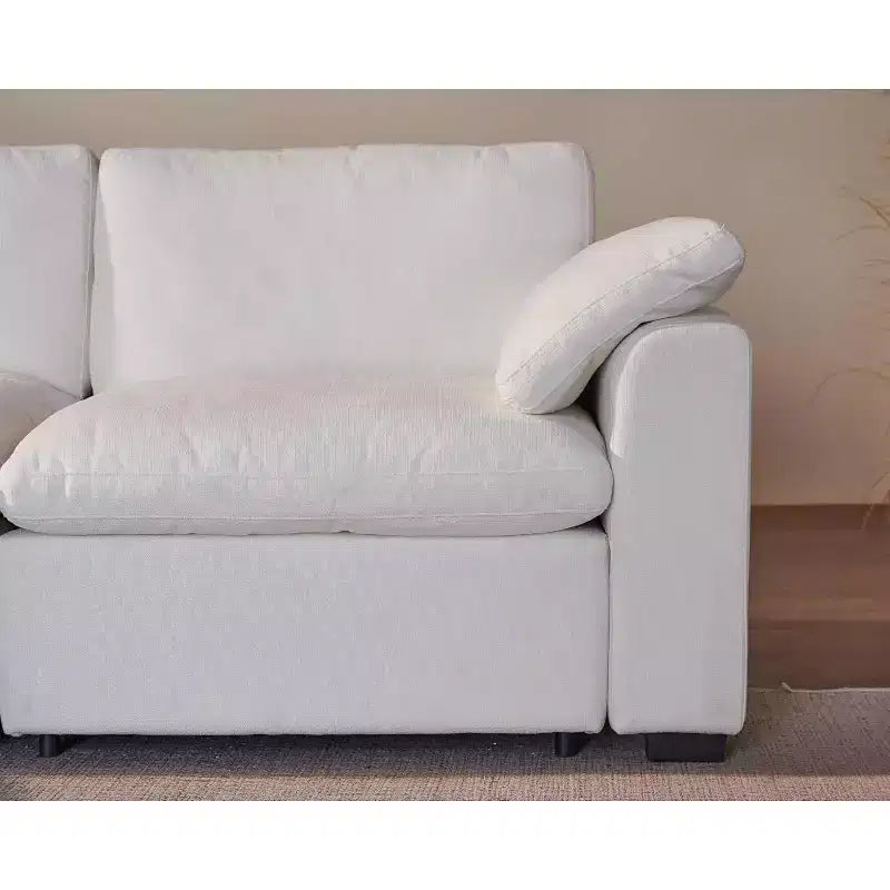 Beige / Black / Brown / Dark Gray Modular Sectional Sofa – L-Shape / U-Shape / Sleeper, Seats 4–6
