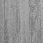 Grey Smoked Oak 2-Shelf Floating Wall Shelf