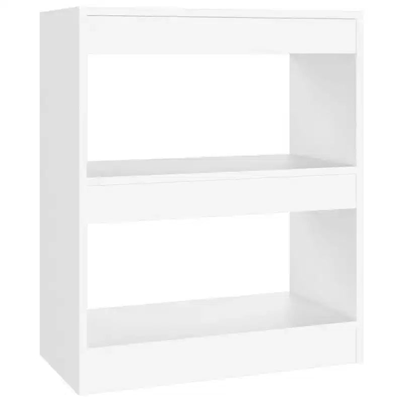 vidaXL Book Cabinet White Engineered wood Medium Book Cabinet