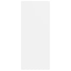 White Engineered Wood 2-Shelf Bookcase, Single-Person Assembly